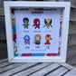 Personalised Superhero Frame | Custom Comic Character Gift | Personalised funkopop Name Frame | Superhero Inspired Keepsake | Gift For Family & Friends
