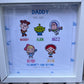 Personalised Character Inspired Frame | Custom Cartoon Keepsake Gift | Personalised Name Frame | Family Gift | Toy Inspired Framed Print