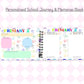 Personalised School Journey & Memories Book | Nursery to School Memory Journal | First & Last Day School Keepsake | English or Scottish School Option