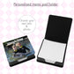 Personalised Memo Pad Holder With Photo | Custom Sticky Note Holder | Photo Note Block | Personalised Desk Notepad | Custom Office Gift