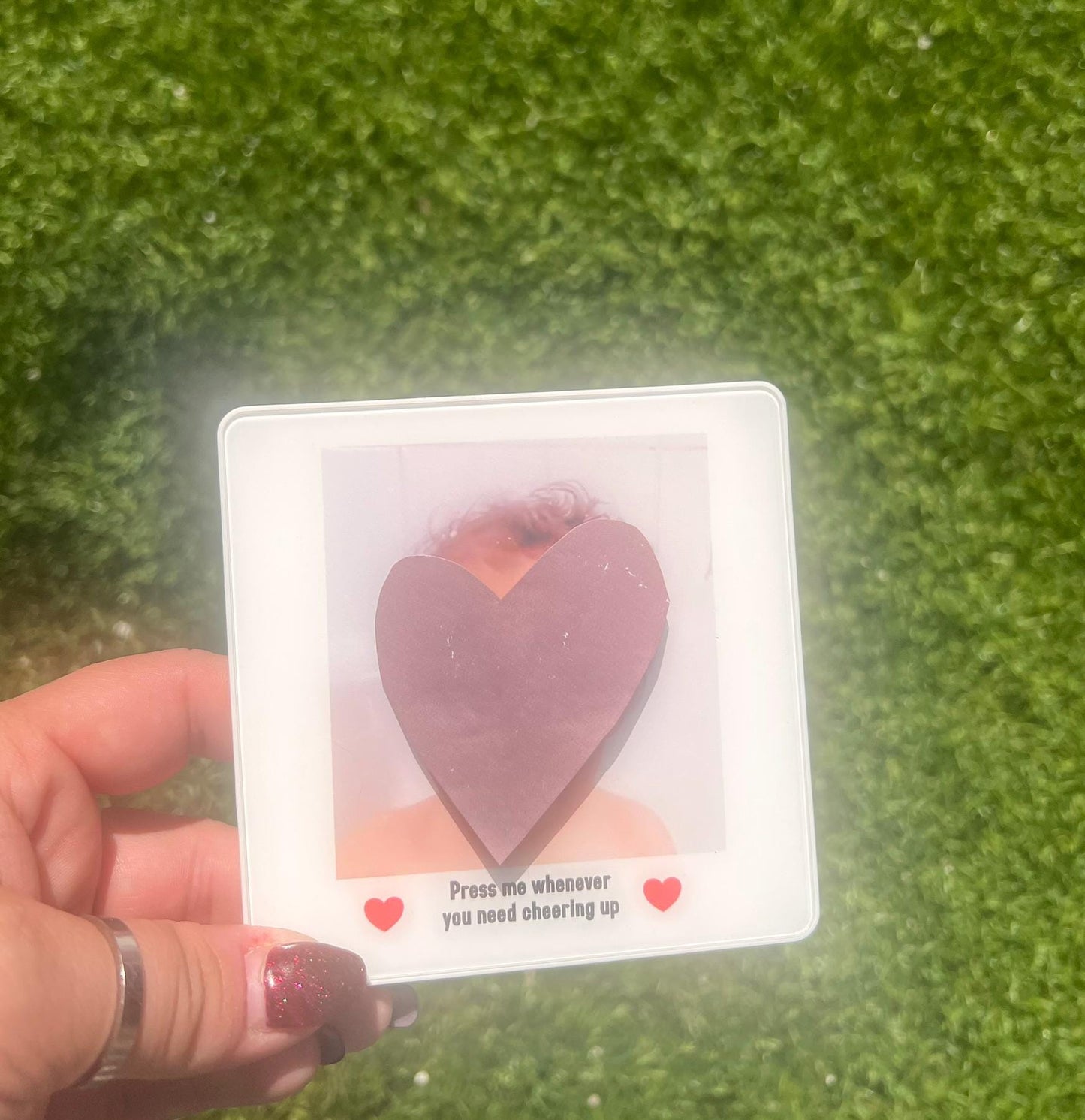 Personalised Music Fridge Magnet | Plays Your Own Song or Voice Message | Custom Photo Magnet with Sound | Unique Wedding Gift | Anniversary Keepsake