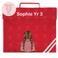 Personalised School Book Bag | Custom Back To School Bag | Personalised Kids School Bag | Nursery Book Bag | Reception School Gift