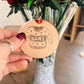 Funny Offensive Christmas Bauble | Rude Acrylic Jumper Design