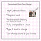 Personalised Wedding/Anniversary Gift | Personalised Magnet With Sound/Message | Giftable Fridge Magnet Plays Song/message| Music Gift