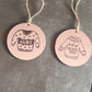 Funny Offensive Christmas Bauble | Rude Acrylic Jumper Design