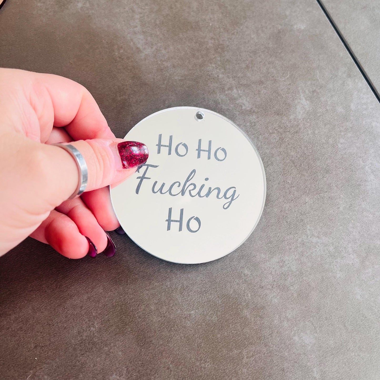 Funny Christmas Bauble, Rude Christmas Ornament, Adult Humour Xmas Decoration, Offensive Christmas Gift, Sarcastic Xmas Tree Decor