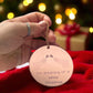 Rude Christmas Bauble | Funny Adult Christmas Ornament | “I’m Dreaming Of A White Christmas” Mirror Acrylic Decoration | 18+ Secret Santa Gift