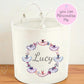 Personalised Felt Trug | Storage Bag | Toy Storage Basket | Felt Trug Toy Storage Bag | Storage Ballerina| Storage Ballet