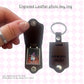 Personalised Photo Keyring in Leather Case | Lether Keychain | Photo Key Ring | Picture Key Chain | Photo leather engaved