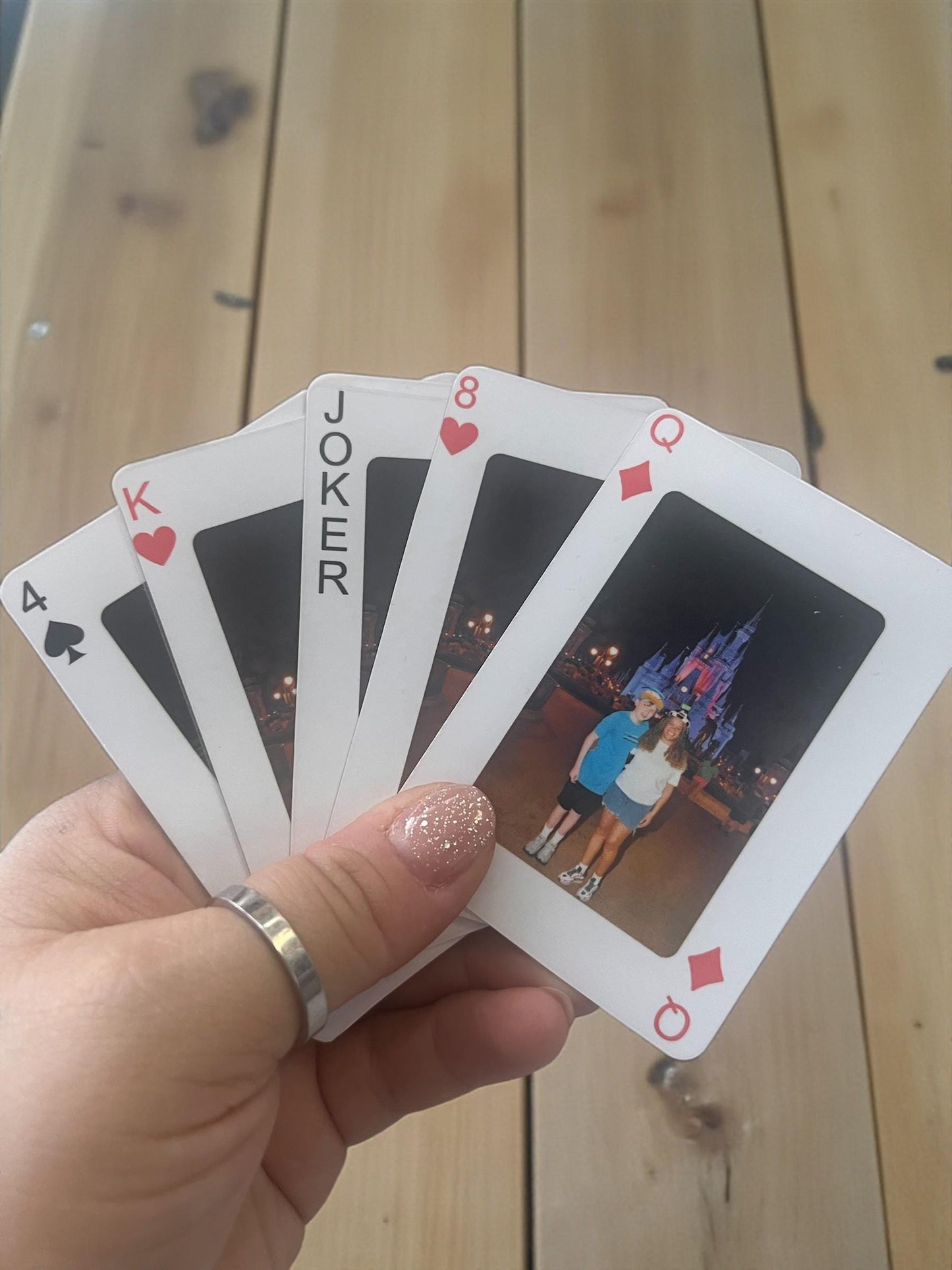 Custom Picture Playing Cards | Personalisd Deck of Cards | Custom Printed Card Deck | Personalised Gift for Family