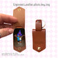 Personalised Photo Keyring in Leather Case | Lether Keychain | Photo Key Ring | Picture Key Chain | Photo leather engaved