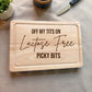 Funny Allergy Charcuterie Board | "Off My Tits On Picky Bits"