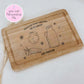 Personalised Santa Treat Board | Christmas Eve Tray | Santa Cookie Board | Reindeer Treat Board | Wooden Christmas Eve Board | Personalised Santa Plate