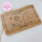 Personalised Santa Treat Board | Christmas Eve Tray | Santa Cookie Board | Reindeer Treat Board | Wooden Christmas Eve Board | Personalised Santa Plate