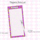 Funny Magnetic Shopping List Notepad | Fridge To Do List Pad | Adult Humour Grocery List | Magnetic Fridge Notepad | Gift for Friends