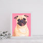 Custom Pet Vector Cartoon Portrait | Pet Portrait Artwork | Wall Decor