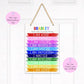 Personalised Affirmation Sign, Rainbow Decor, Positive Mental Health Gift