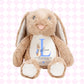 Personalised Christening Bunny | Christening Teddy Gift | Baptism Bunny Rabbit | Custom Christening Keepsake | Baby Dedication Gift | Naming Day Bunny