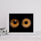 Personalised Iris Photo Art Print – Custom Eye Portrait, Anniversary Gift