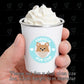 Personalised Dog Pup Cup Shot Glass – Custom Dog Name Cup, Puppuccino Cup, Dog Birthday Treat Cup, Dog Lover Gift, Pet Party Cup