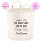 Personalised Wedding Glow Stick Basket | Light Up The Dancefloor Wedding Trug | Custom Wedding Reception Decor | Glow Stick Holder | Wedding Party Basket