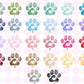 Personalised Pet Loss Card, Custom Dog Memorial Card, Thinking of You Sympathy, Pet Bereavement Card with Name, Paw Print Condolence Card