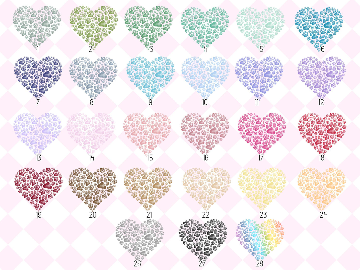 Personalised Pet Loss Card, Custom Dog Memorial Card, Thinking of You Sympathy Card, Paw Print Heart Bereavement Card