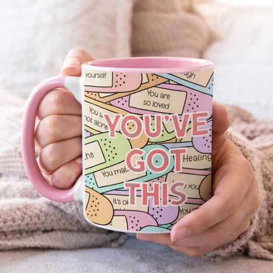 You’ve Got This Mug | Inspirational Coffee Cup | Mental Health Affirmation Gift | Positive Quote Ceramic Mug | Encouragement Gift
