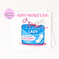 Funny Mothers Day Card – Pelvic Floor Joke Card – Mum Strength Card – Rude Mum Card – New Mum Humour Card – Cheeky Mothers Day Card