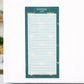 Magnetic Shopping List Pad, Magnetic Fridge Planner, Tear Off Shopping List, Kitchen Grocery List Pad, Meal Planning Pad