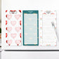 Magnetic Shopping List Pad, Magnetic Fridge Planner, Tear Off Shopping List, Kitchen Grocery List Pad, Meal Planning Pad