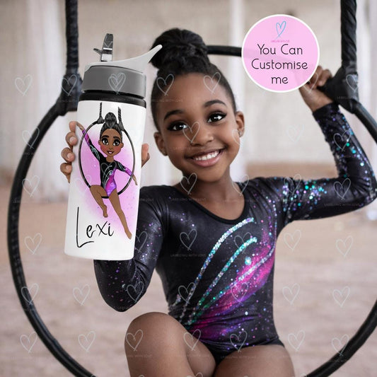Personalised Gymnastics Water Bottle | Aerial Hoop Artist Gift