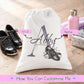 Personalised Tap Shoe Bag | Custom Dance Shoe Storage Bag | Tap Dancer Gift | Girls Dance Bag with Name | Ballet & Tap Accessories