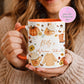 Personalised Autumn Mug, Custom Fall Coffee Cup with Name, Pumpkin Spice Mug, Autumn Vibes Ceramic Mug, Thanksgiving Gift