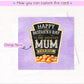 Funny Mothers Day Card – Beans On Toast Mum Card – There Has Never Bean A Greater Mum – Baked Beans Card – British Humour Mothers Day Card