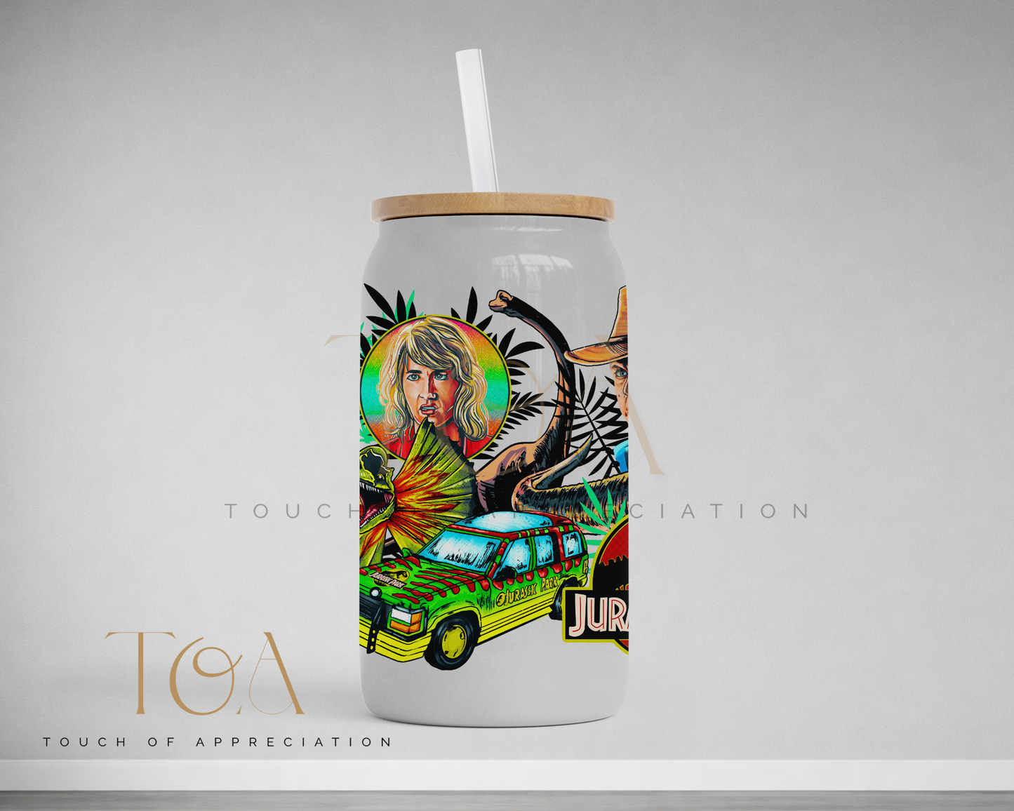 Jurassic Park Inspired 16oz Drinkware Tumbler