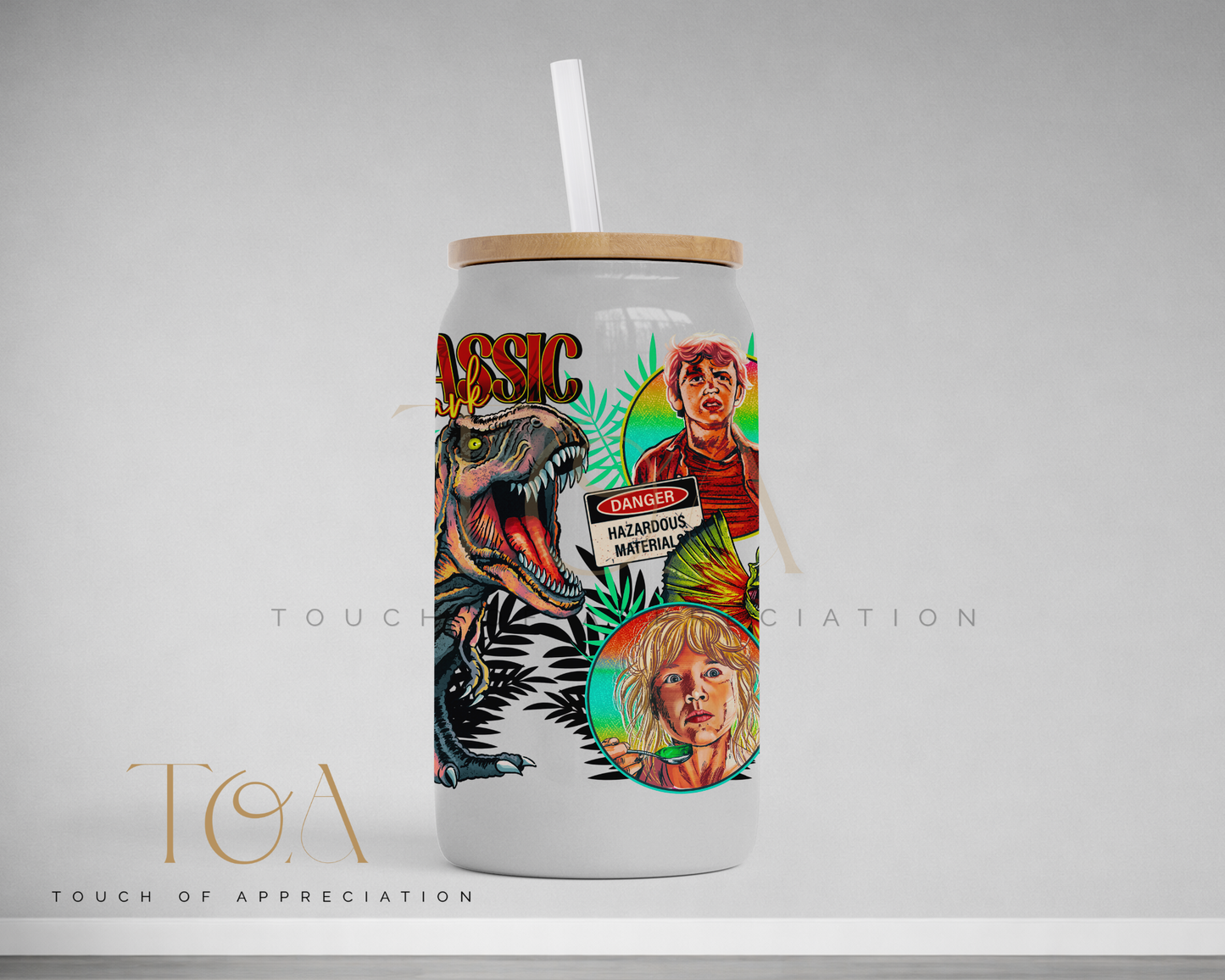 Jurassic Park Inspired 16oz Drinkware Tumbler