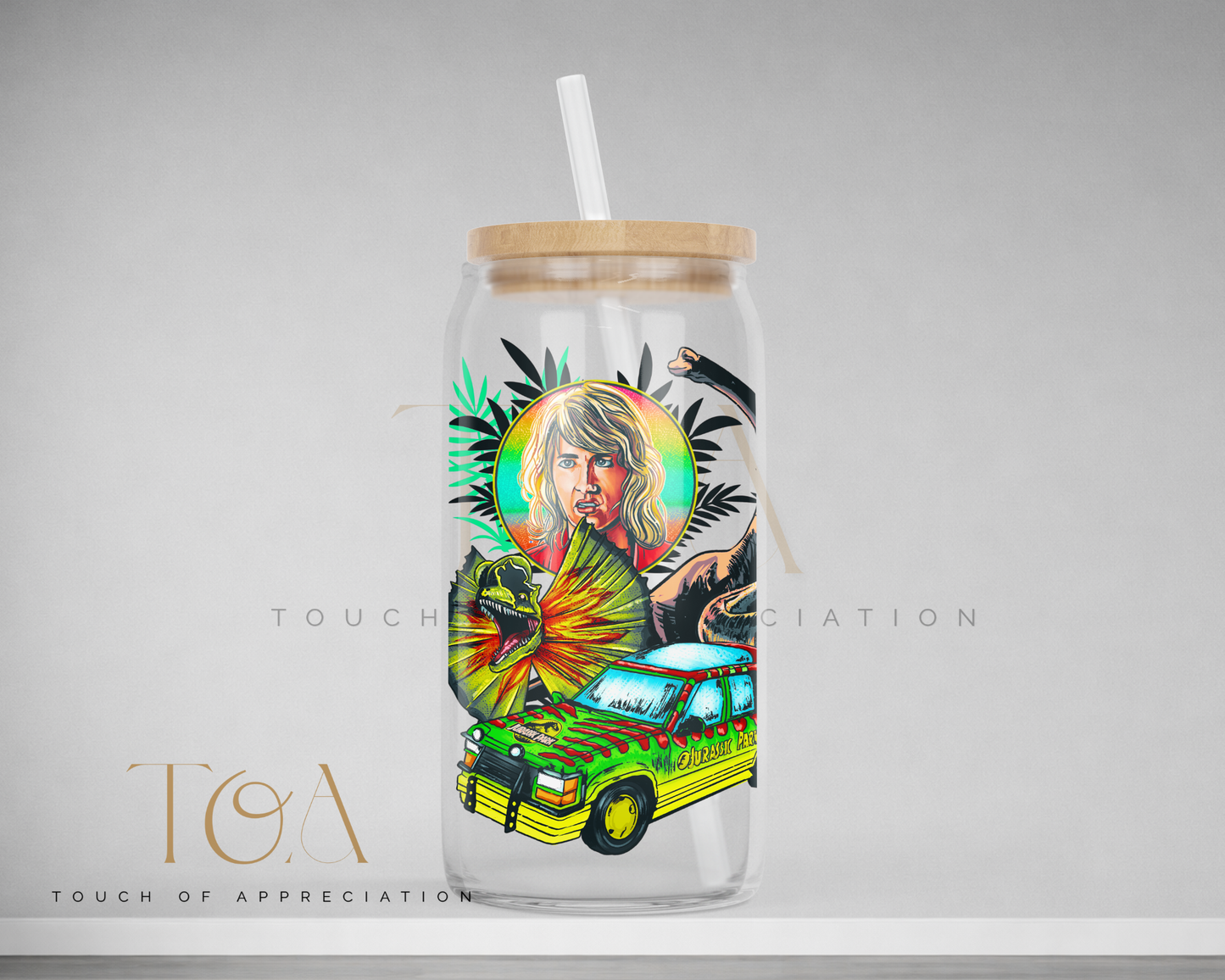 Jurassic Park Inspired 16oz Drinkware Tumbler