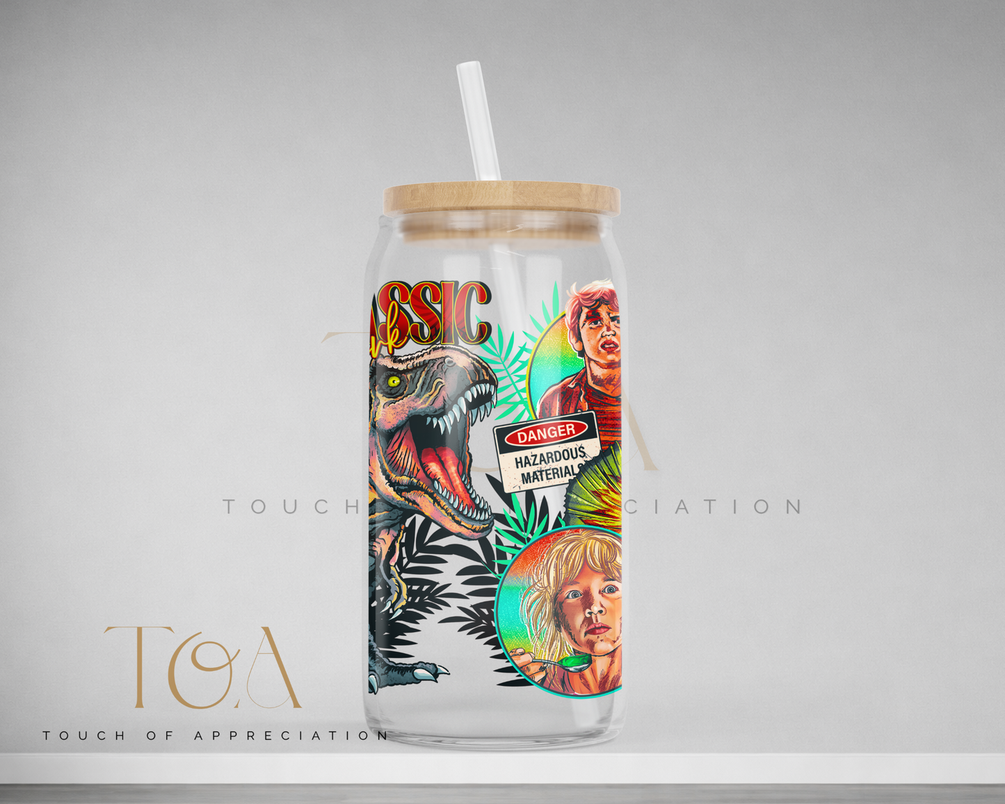 Jurassic Park Inspired 16oz Drinkware Tumbler