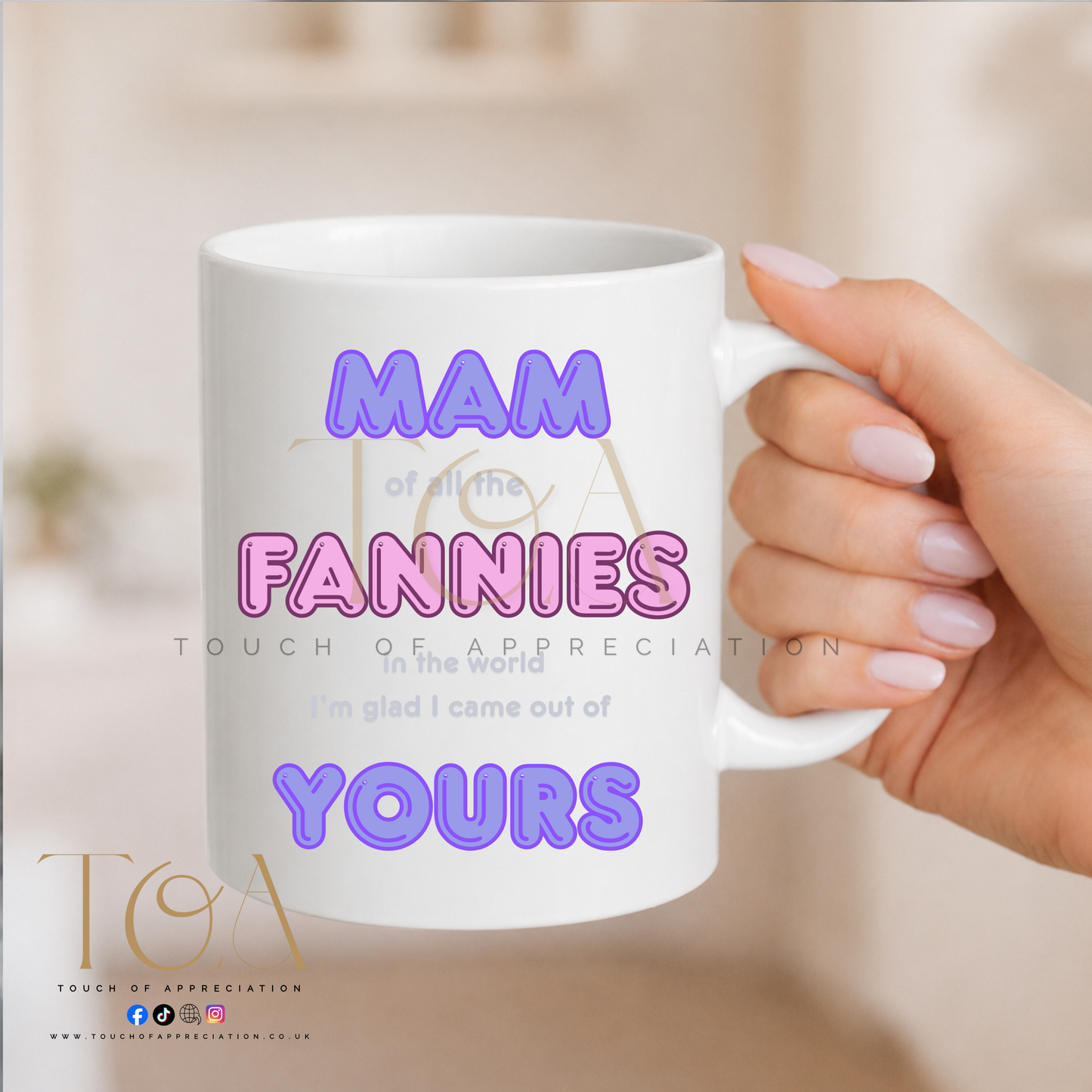 Rude Funny Mum/Mom/Mam Mug