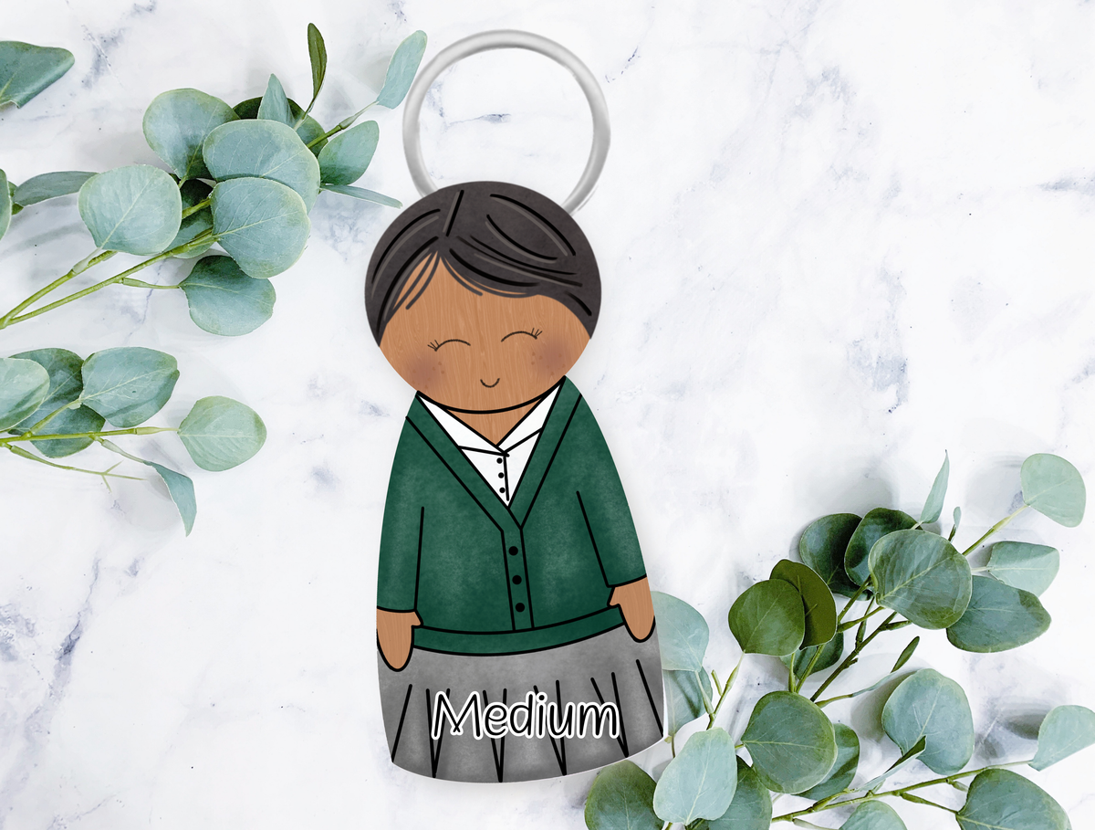 Personalised First Day of School Card & Keyring | Starting School Keepsake