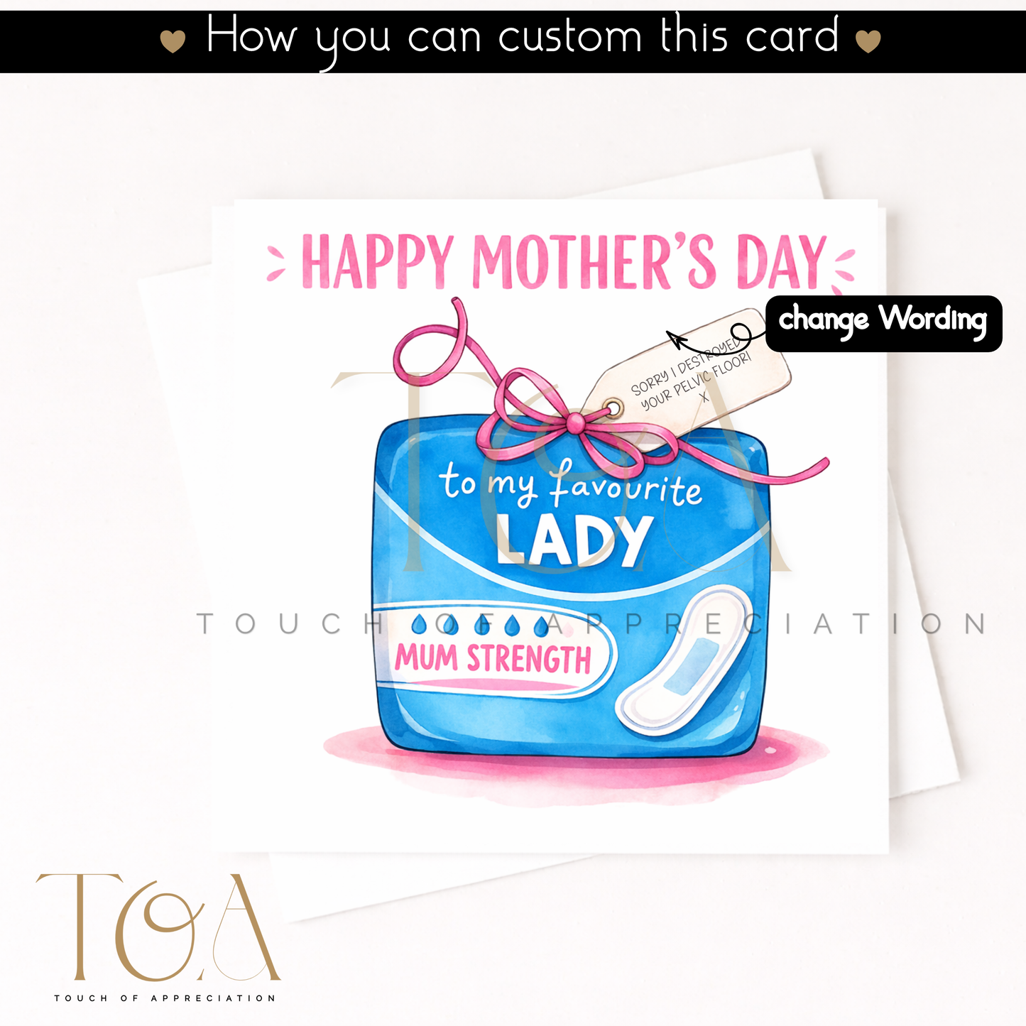 Funny Pelvic Floor Joke Card