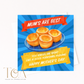 British Humour- Yorkshire Pudding Mothers Day Card