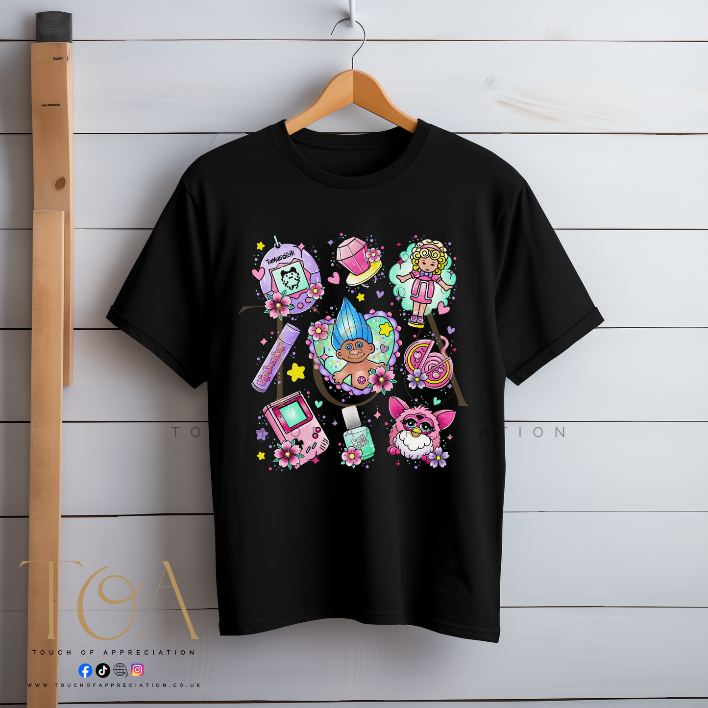 90s Nostalgia Short Sleeved T-Shirt