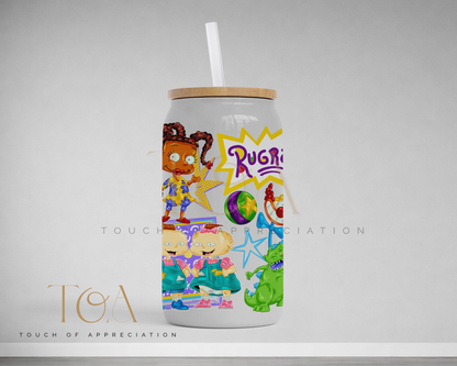 90s Cartoon Inspired (Rugrats) Libby Can/Glass