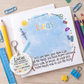 Personalised SATs Good Luck Card with Keyring Keepsake | Exam Encouragement Gift for Kids | Stay Calm Be Brave Gift | Custom Name Card