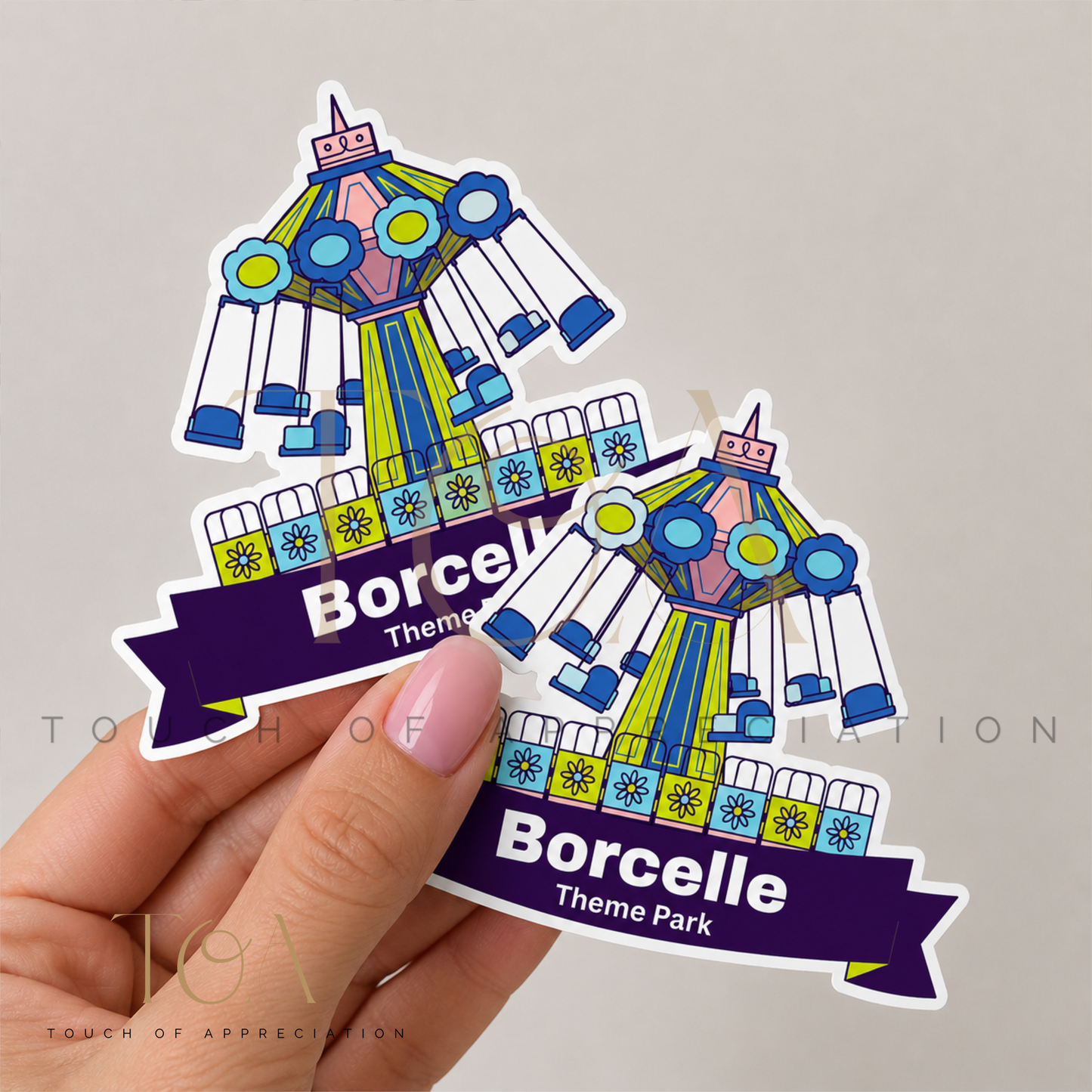 Personalised Branded Stickers | Custom Shape Business Stickers | Pack of 20