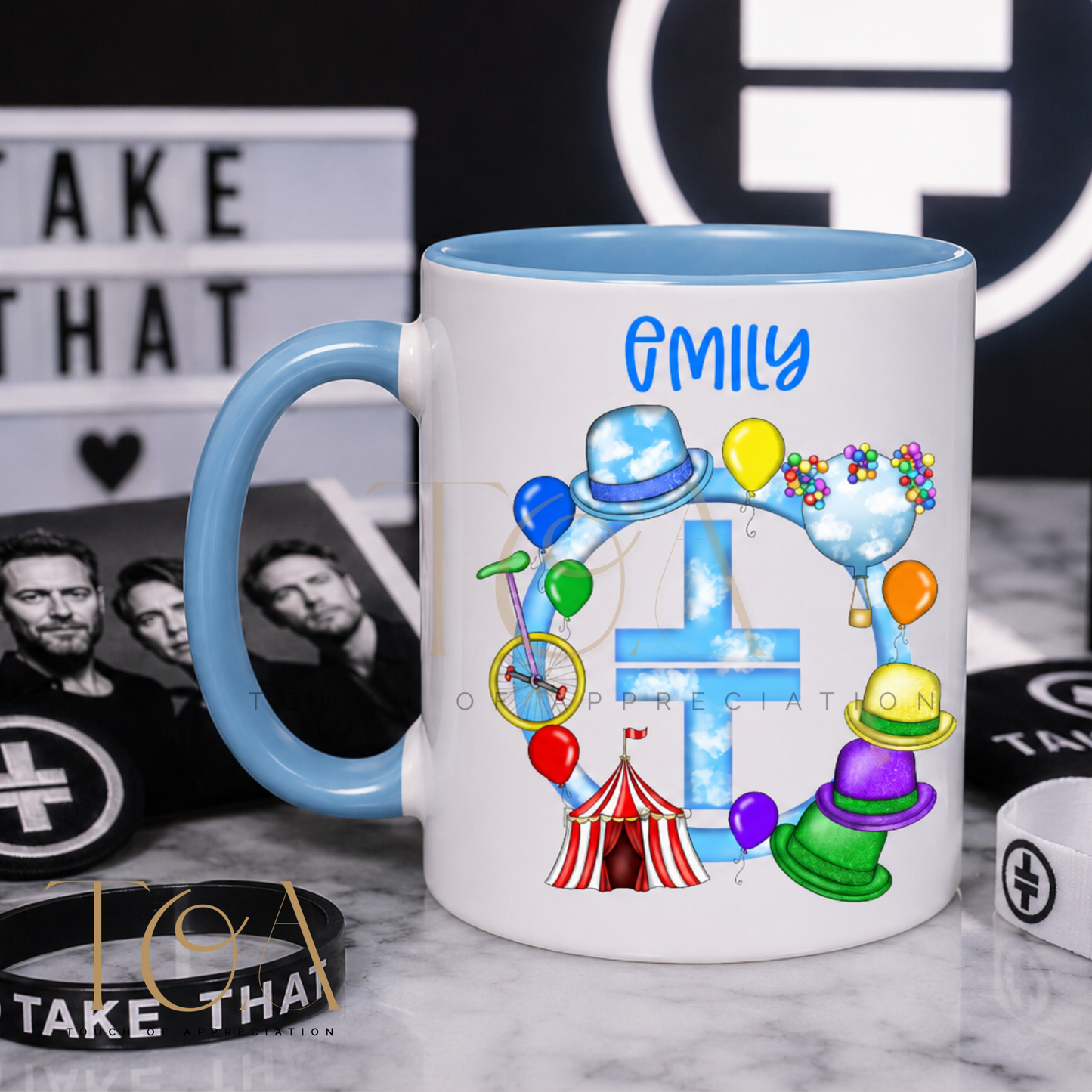 Take That - Personalised Thatters On Tour Mug