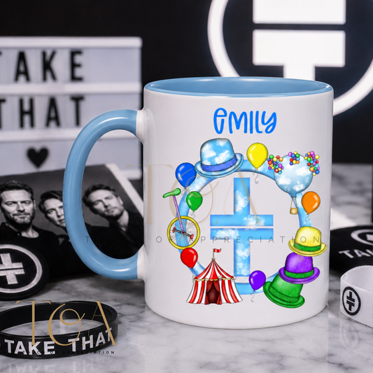 Take That - Personalised Thatters On Tour Mug