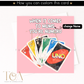 Funny Mum 'UNO' Word play Card